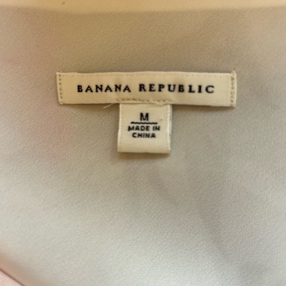 Banana Republic Cream and Pink Floral Blouse - Picture 11 of 11